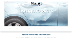 Desktop Screenshot of metroautorecyclers.com